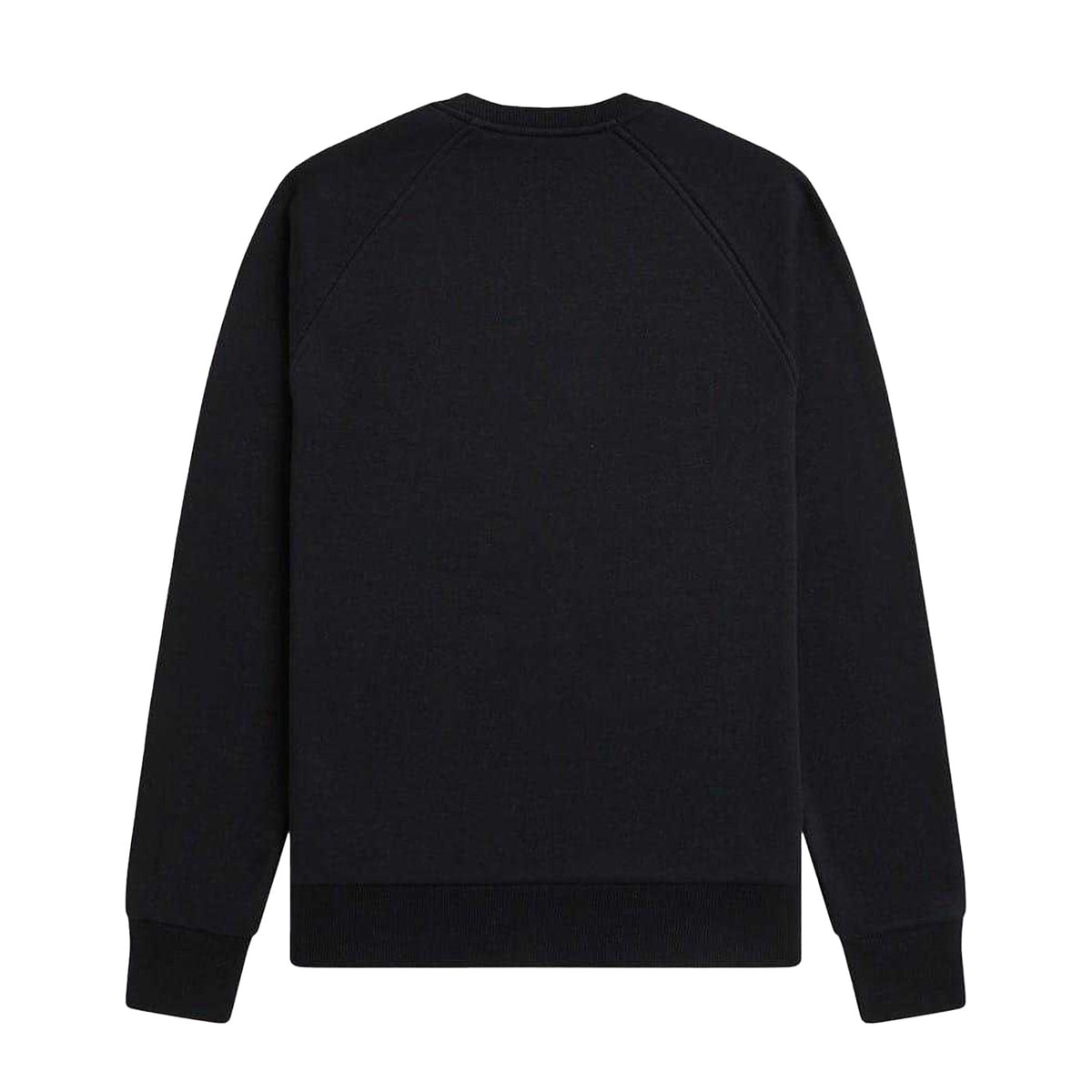 Black - Back - Fred Perry Mens Embroidered Logo Sweatshirt