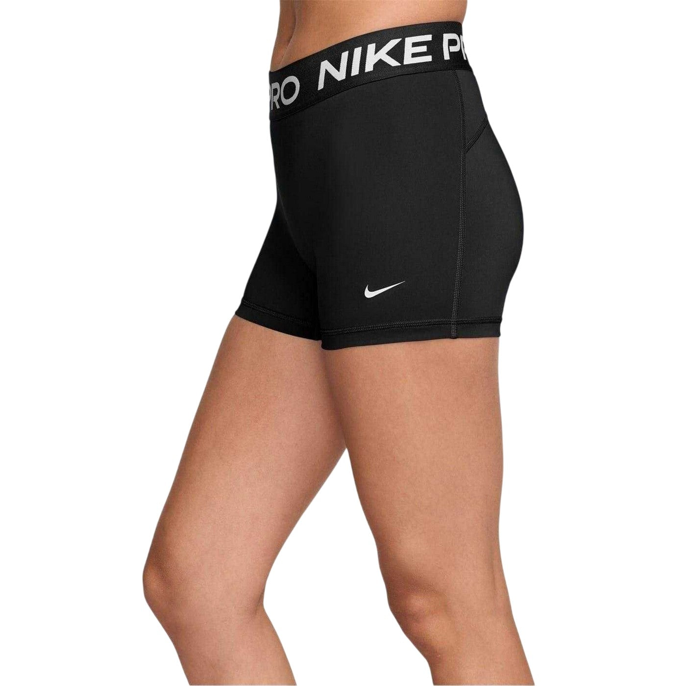Black - Back - Nike Womens-Ladies Pro Compression Shorts