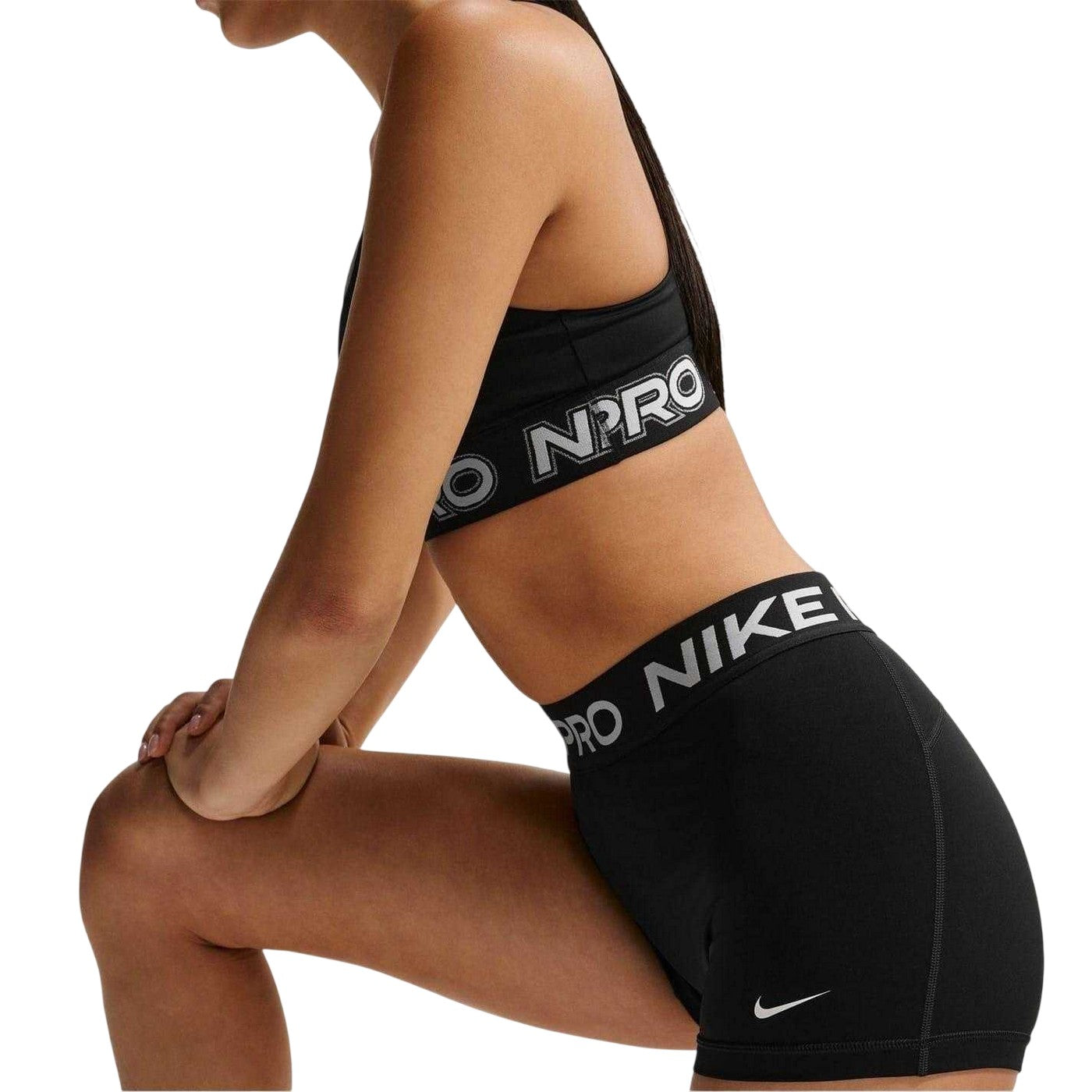 Black - Lifestyle - Nike Womens-Ladies Pro Compression Shorts