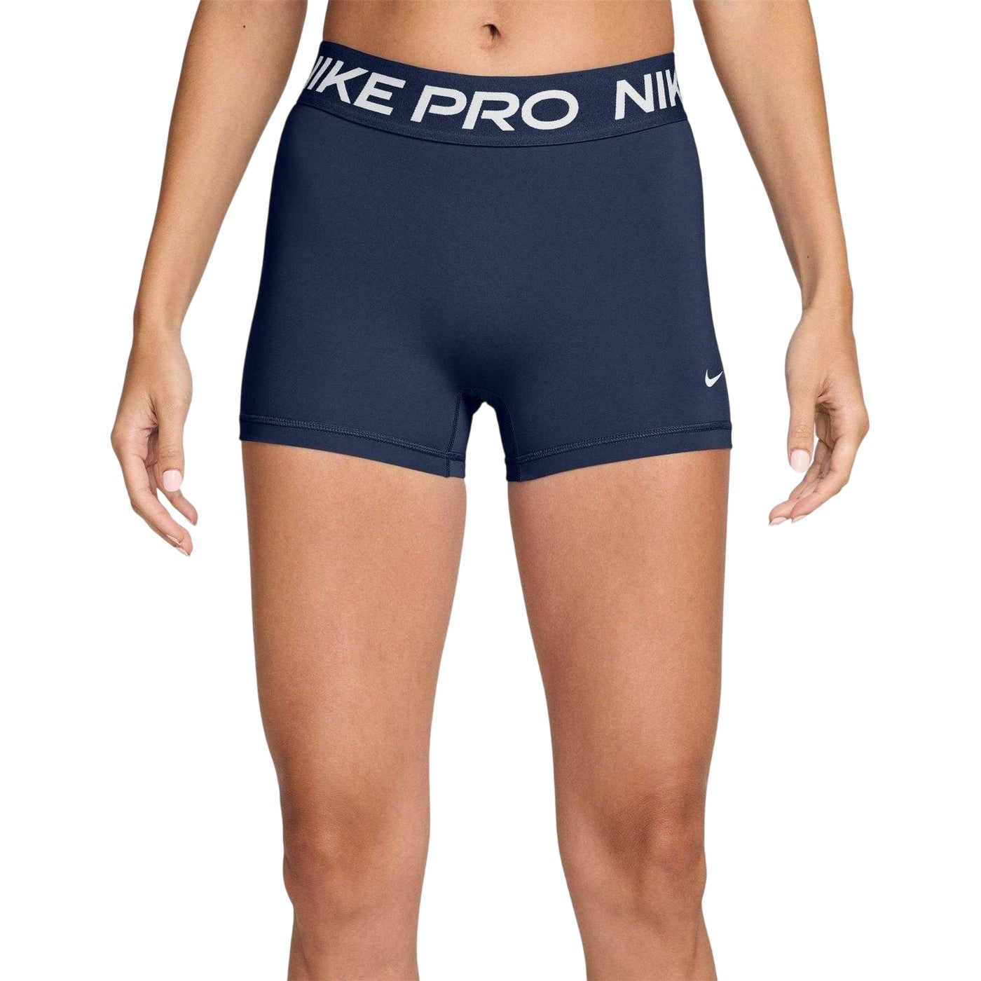 Midnight Navy - Front - Nike Womens-Ladies Pro Compression Shorts