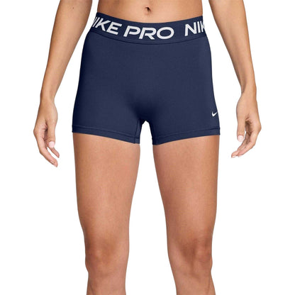 Midnight Navy - Front - Nike Womens-Ladies Pro Compression Shorts
