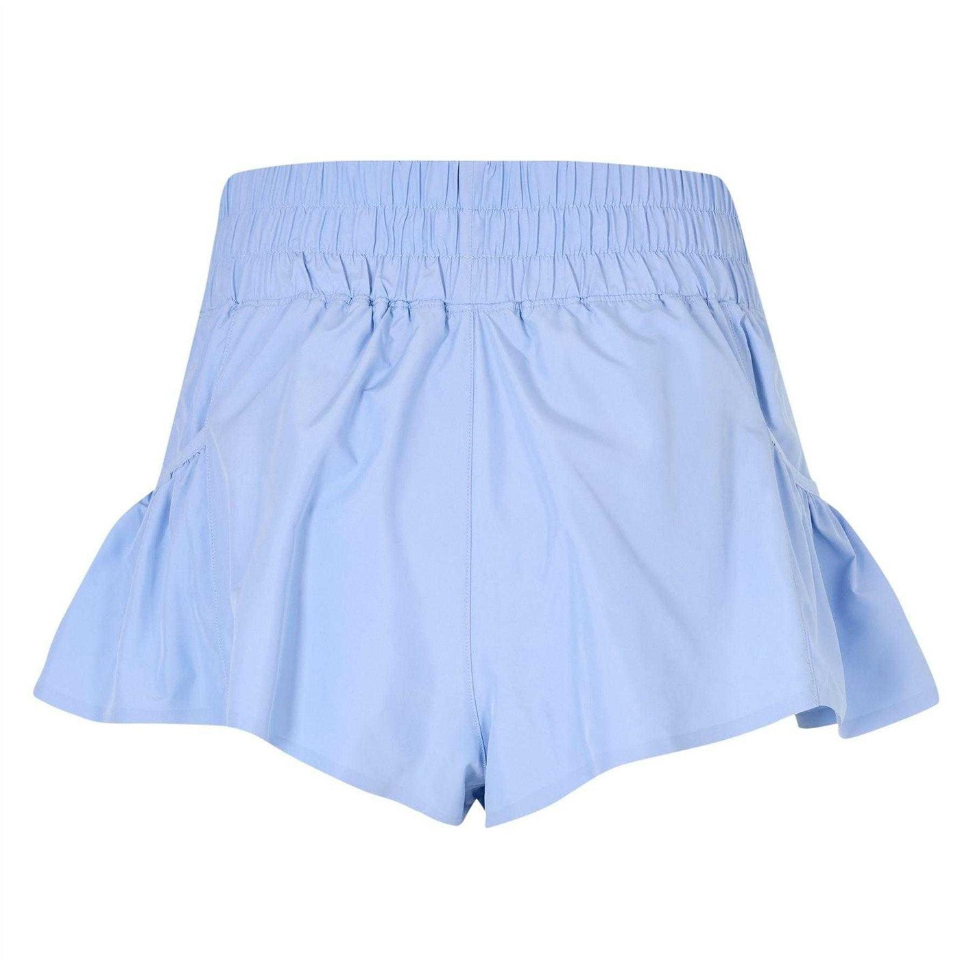 Brunnera Blue - Back - USA Pro Womens-Ladies Flow Workout Running Shorts