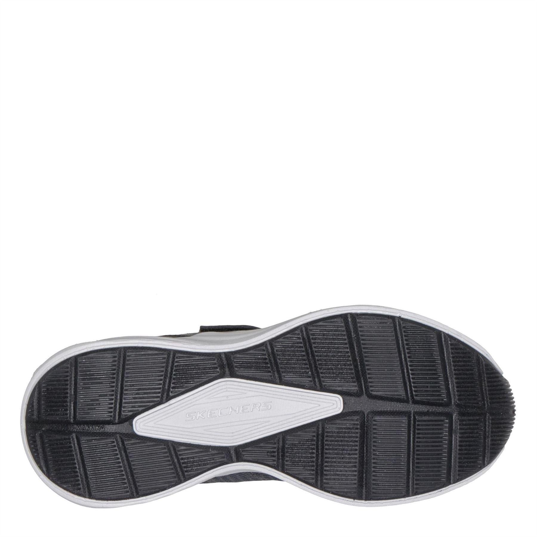 Charcoal-Lime - Pack Shot - Skechers Boys Microspec Trainers