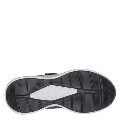 Charcoal-Lime - Pack Shot - Skechers Boys Microspec Trainers
