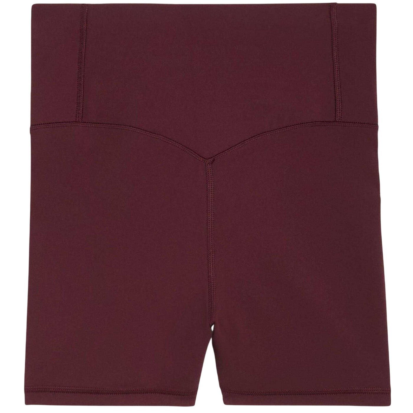 Ruby Red - Back - Puma Womens-Ladies Hyrox Luxe Workout Shorts