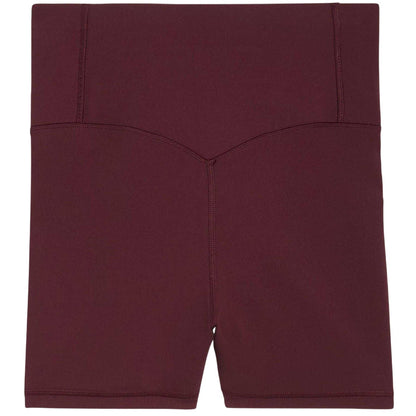 Ruby Red - Back - Puma Womens-Ladies Hyrox Luxe Workout Shorts