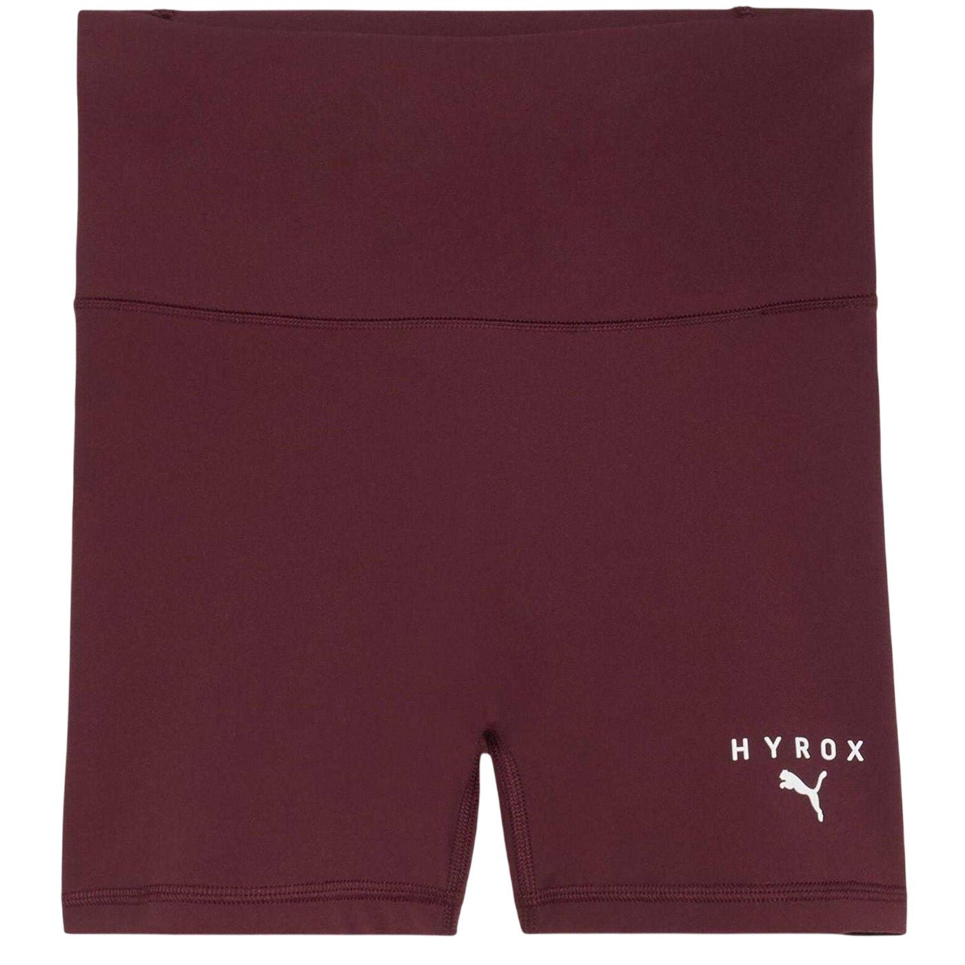 Ruby Red - Front - Puma Womens-Ladies Hyrox Luxe Workout Shorts
