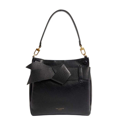 Black - Front - Ted Baker Womens-Ladies Ssansa Bowknot Shoulder Bag