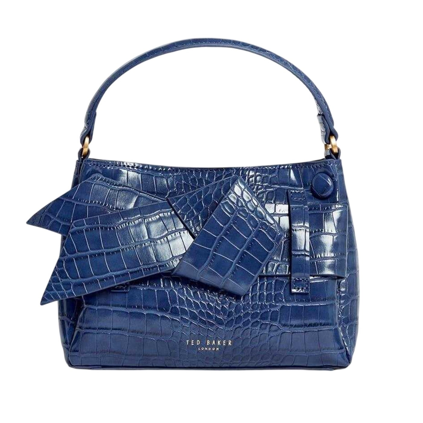 Dark Blue - Front - Ted Baker Ssansa Bowknot Handbag