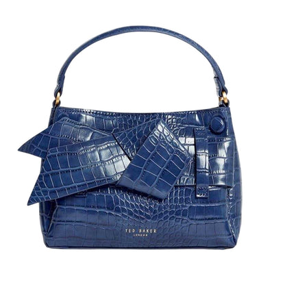 Dark Blue - Front - Ted Baker Ssansa Bowknot Handbag