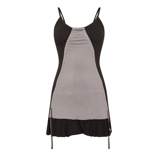 Black-Grey - Front - Puma Womens-Ladies Spaghetti Strap Top
