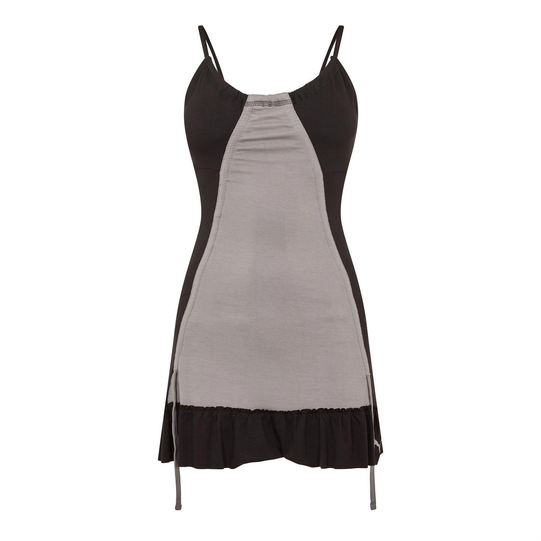 Black-Grey - Back - Puma Womens-Ladies Spaghetti Strap Top