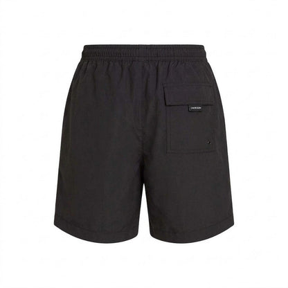 Black - Back - Calvin Klein Boys Slim Swimming Board Shorts