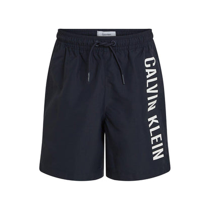 Sapphire Blue - Front - Calvin Klein Boys Slim Swimming Board Shorts