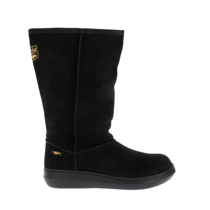 Black - Side - Rocket Dog Womens-Ladies Sugar Daddy Suede Winter Boots