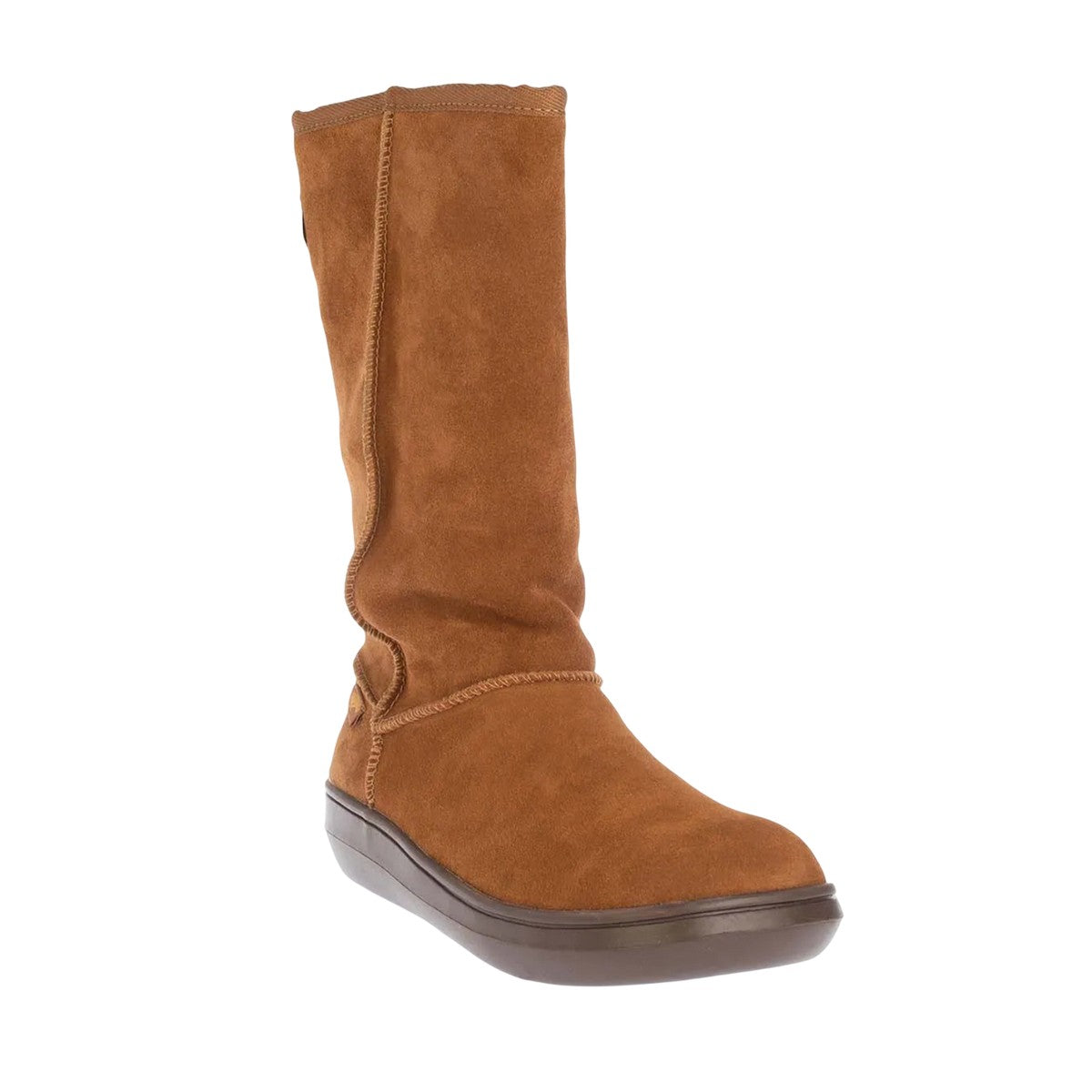 Chestnut - Front - Rocket Dog Womens-Ladies Sugar Daddy Suede Winter Boots