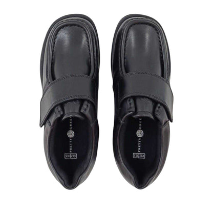 Black - Lifestyle - Waltham Boys Leather School Shoes