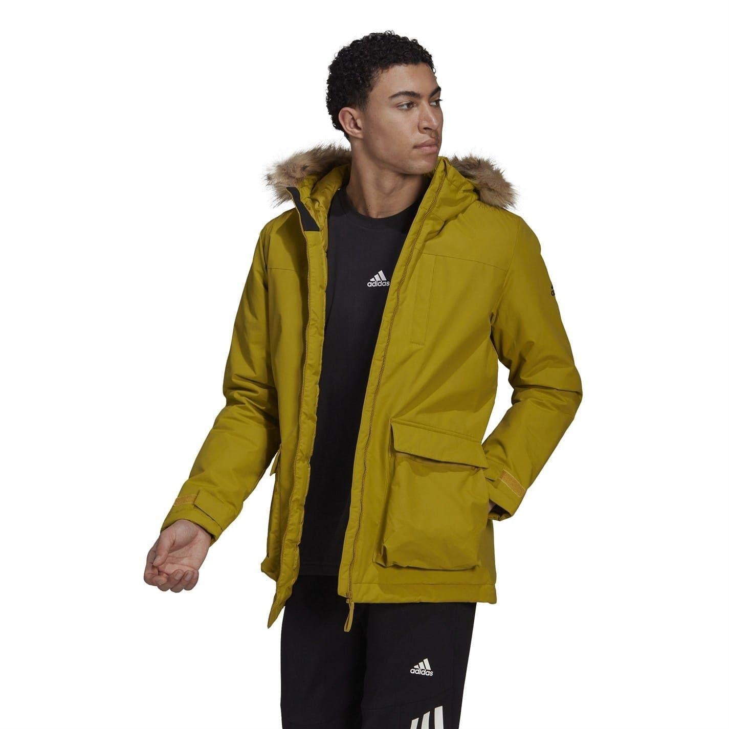 Pulse Olive - Lifestyle - Adidas Mens Utilitas Parka