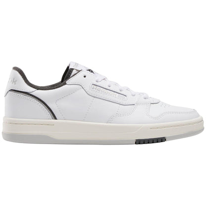 White-Grey - Front - Reebok Womens-Ladies Phase Court Leather Flatform Trainers