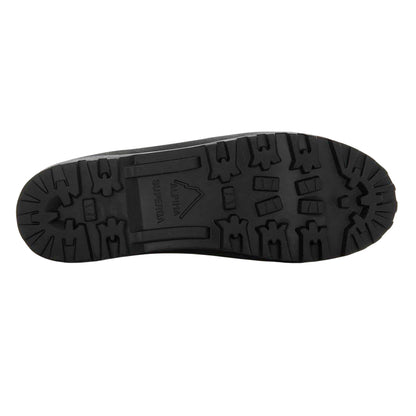 Black - Side - Superga Womens-Ladies 2341 Alpina Canvas High-top Shoes