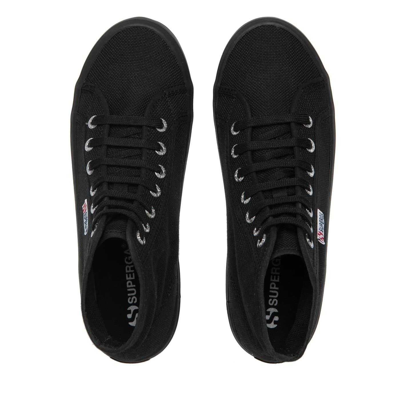 Black - Lifestyle - Superga Womens-Ladies 2341 Alpina Canvas High-top Shoes
