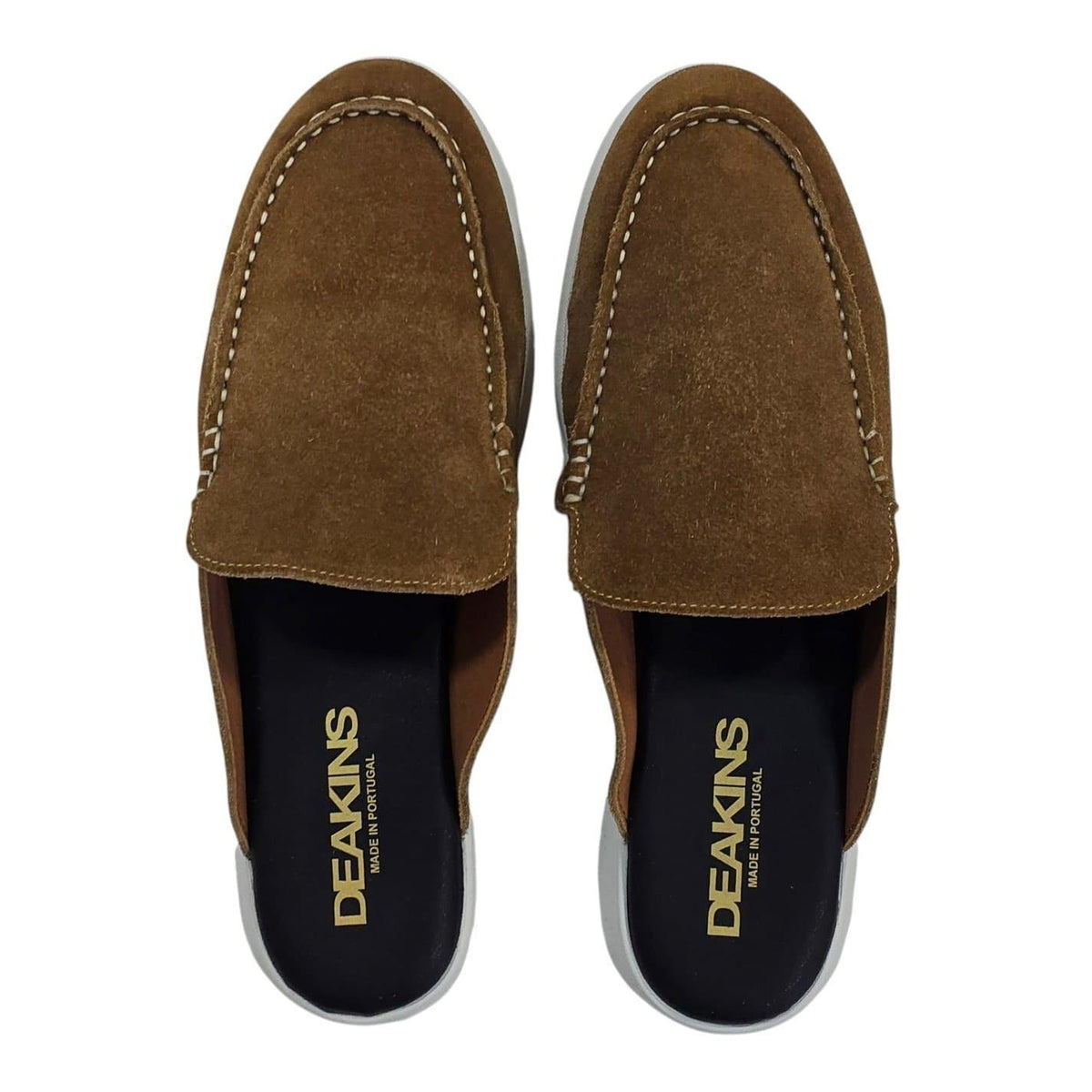 Suede - Lifestyle - Nicholas Deakins Mens Suede Summer Flat Mules