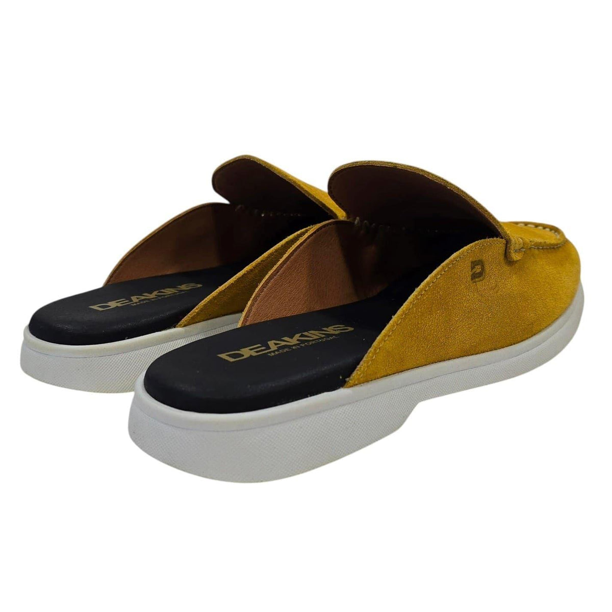 Honey - Back - Nicholas Deakins Mens Suede Summer Flat Mules