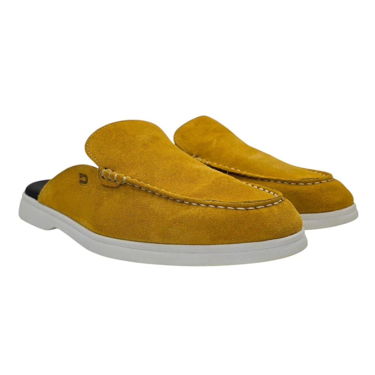 Honey - Pack Shot - Nicholas Deakins Mens Suede Summer Flat Mules