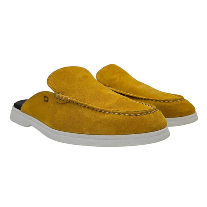 Honey - Pack Shot - Nicholas Deakins Mens Suede Summer Flat Mules