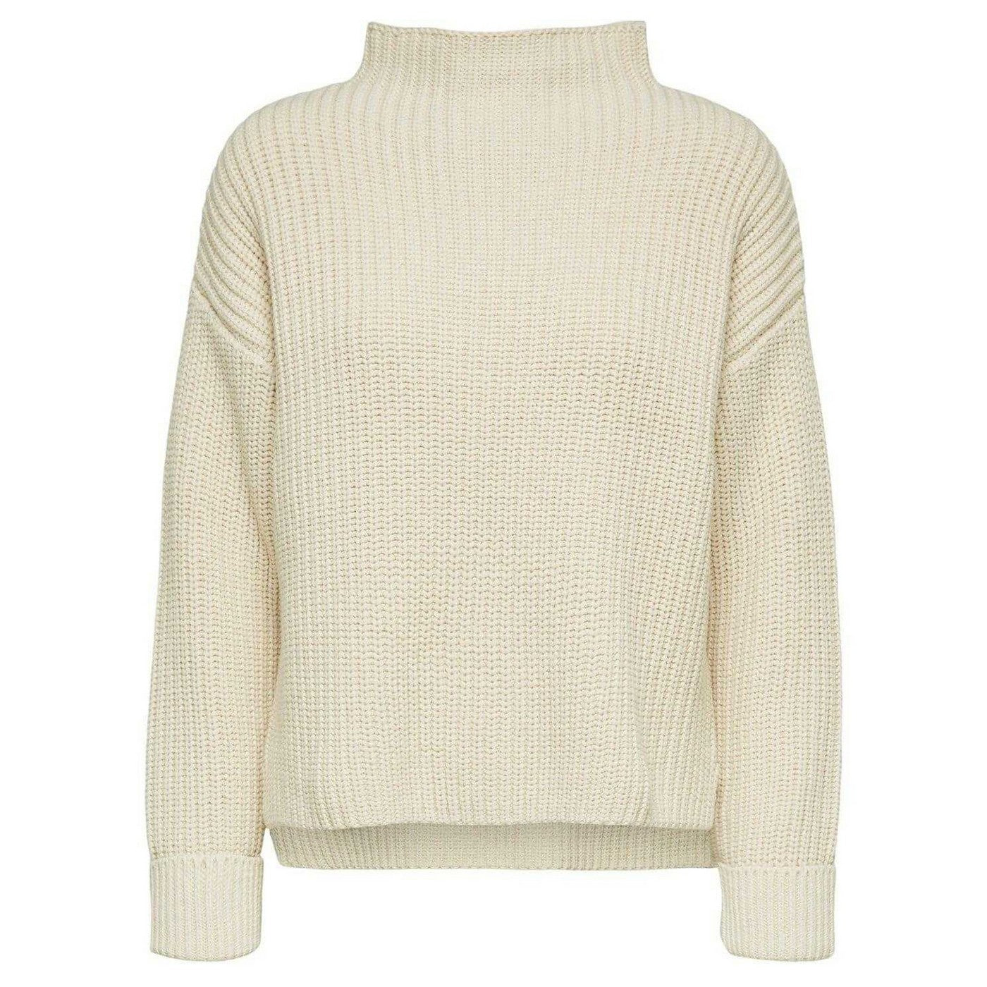 Birch - Front - Selected Femme Womens-Ladies Selma Rib Knit Jumper
