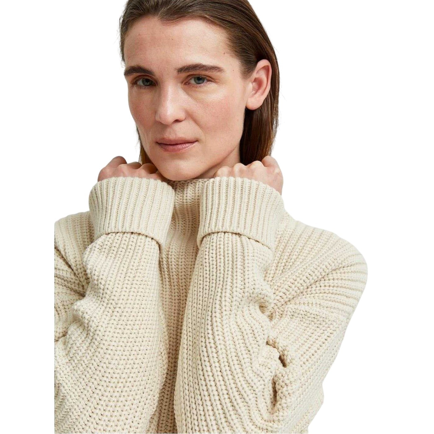 Birch - Lifestyle - Selected Femme Womens-Ladies Selma Rib Knit Jumper