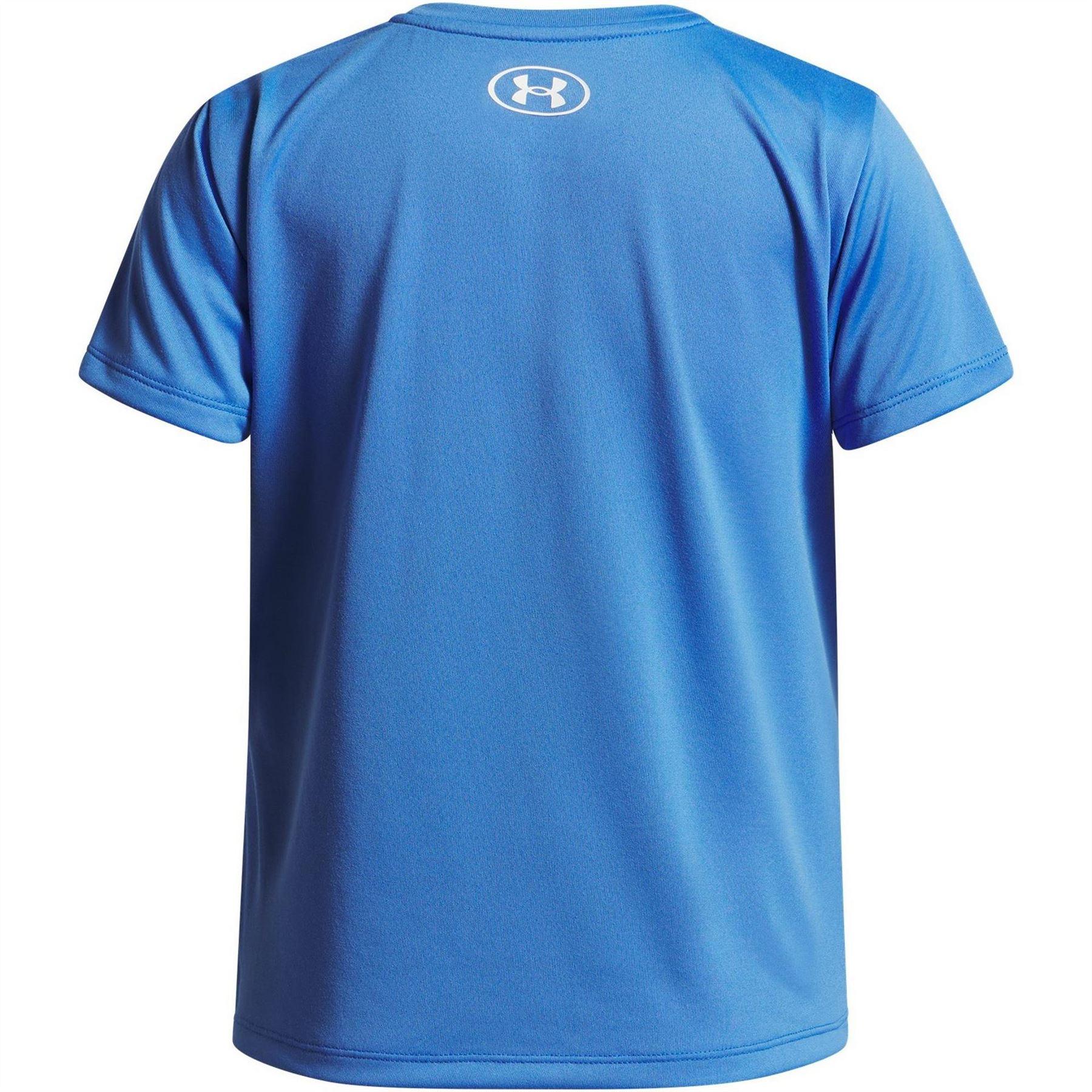 Blue-Atlantis - Back - Under Armour Childrens-Kids Tech Performance T-Shirt
