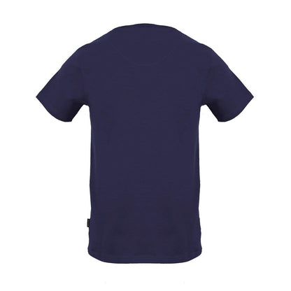 Navy - Back - Aquascutum Mens Chest Logo Regular T-Shirt