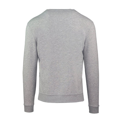 Grey - Back - Aquascutum Mens Round Neck Sweatshirt