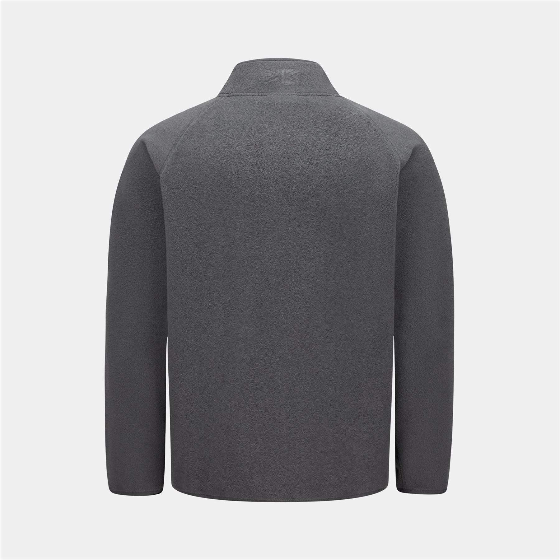 Charcoal - Back - Karrimor Mens Microfleece Fleece