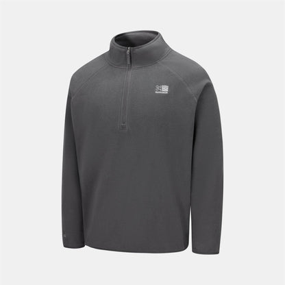 Charcoal - Side - Karrimor Mens Microfleece Fleece