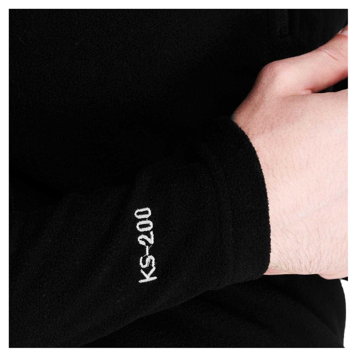 Black - Back - Karrimor Mens Microfleece Fleece