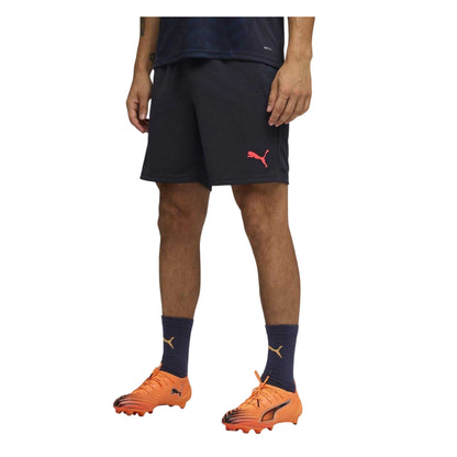 Navy-Orange - Side - Puma Mens Cup Shorts