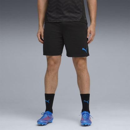 Black-Blue - Side - Puma Mens Cup Logo Shorts