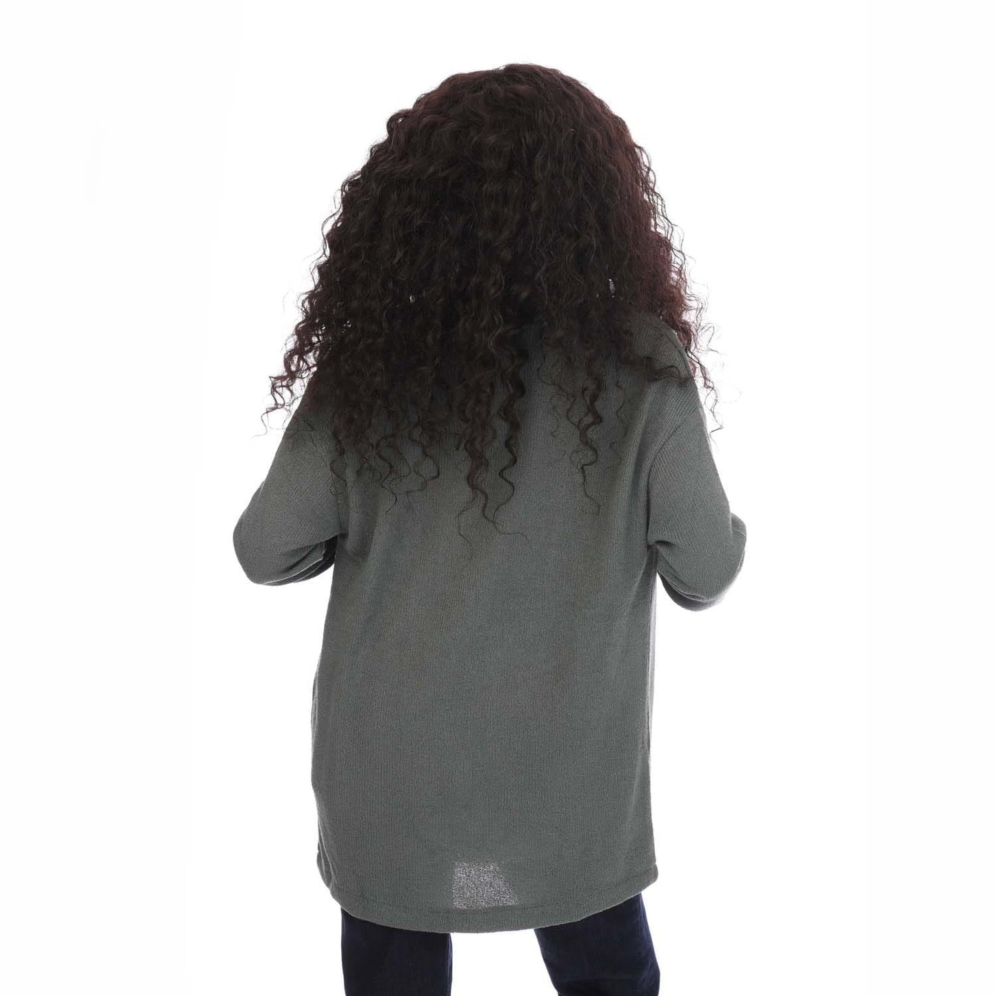 Green - Back - Vero Moda Womens-Ladies Eddie Open Cardigan