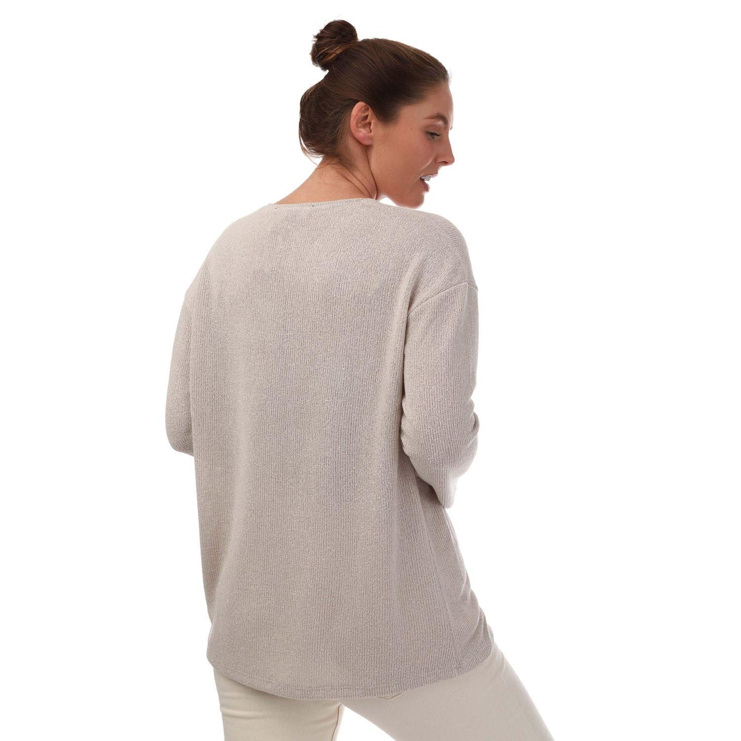 Oatmeal - Pack Shot - Vero Moda Womens-Ladies Eddie Open Cardigan