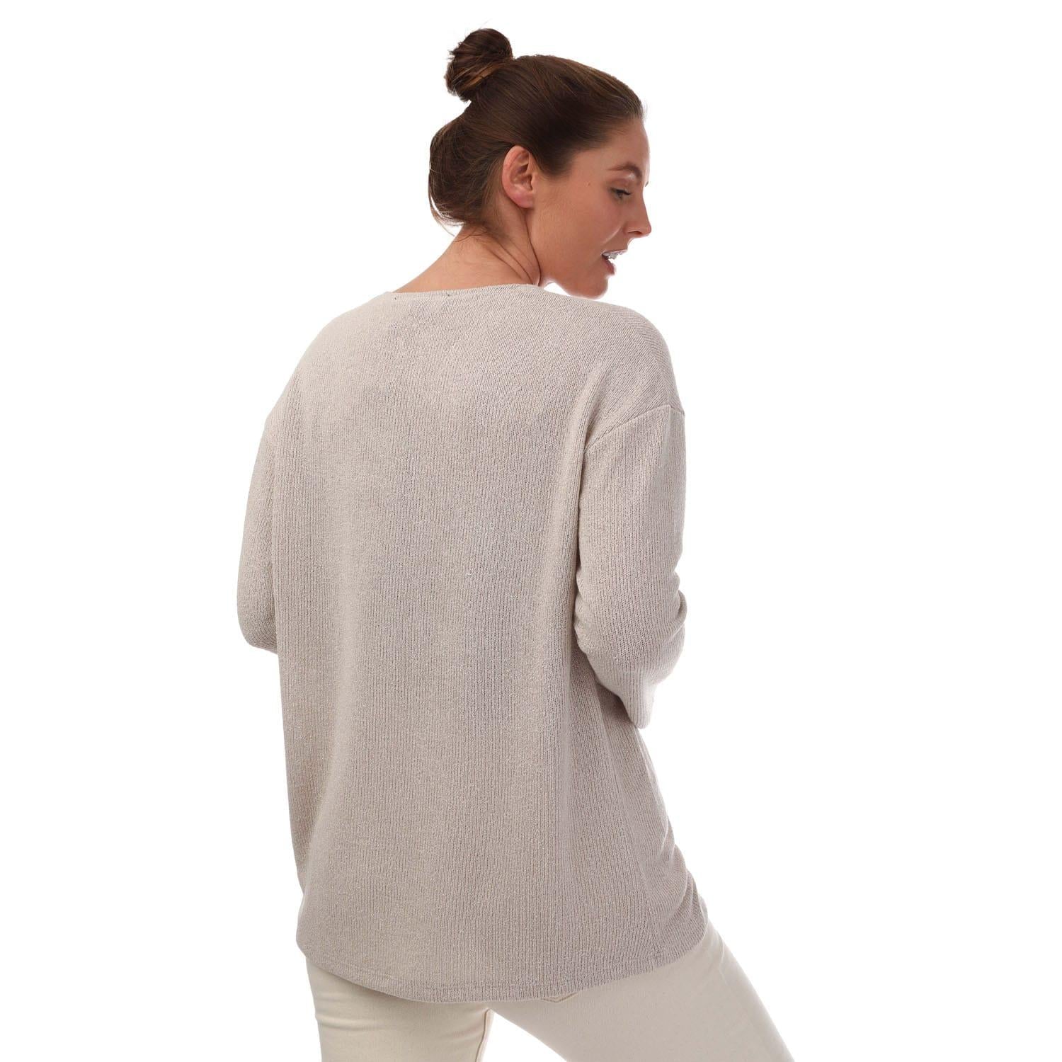 Oatmeal - Pack Shot - Vero Moda Womens-Ladies Eddie Open Cardigan