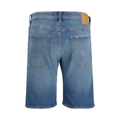 Blue Denim - Back - Jack And Jones Childrens-Kids Denim Shorts
