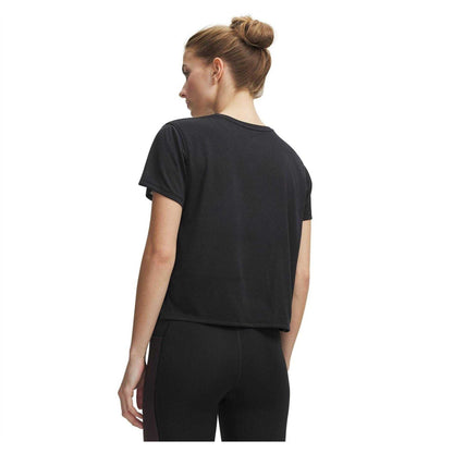 Black - Back - Under Armour Womens-Ladies Velociti Performance T-Shirt
