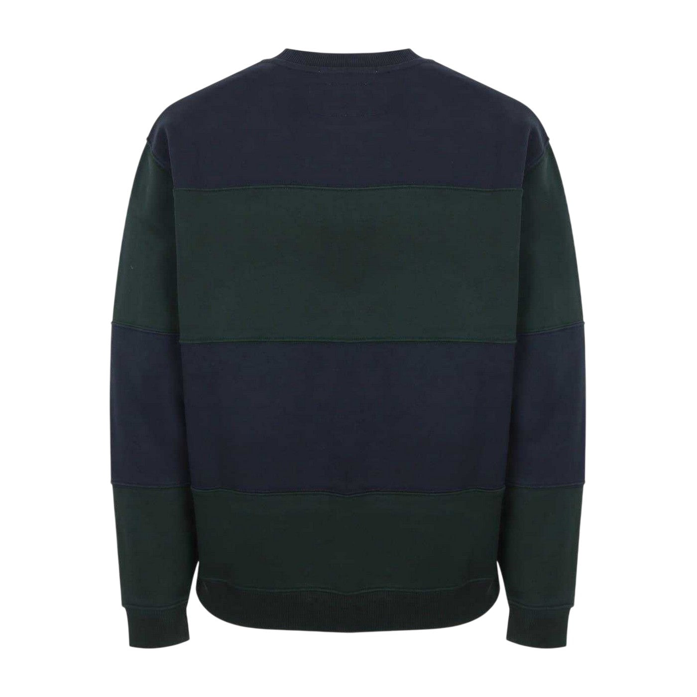 Pine-Navy - Back - Jack Wills Mens Colour Block Sweatshirt