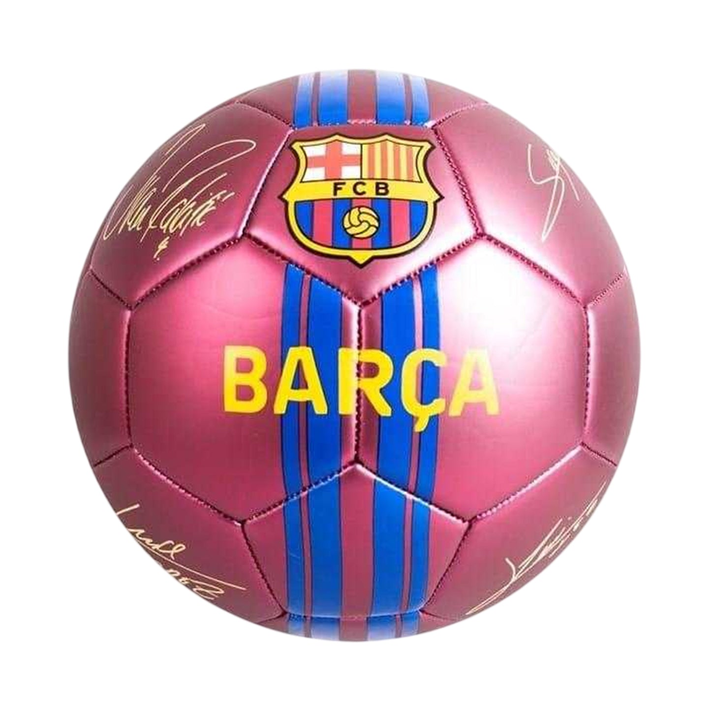 Red-Blue - Front - FC Barcelona Team Phantom Lettering Football
