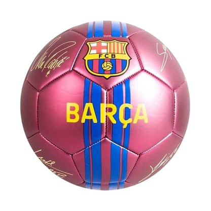 Red-Blue - Front - FC Barcelona Team Phantom Lettering Football