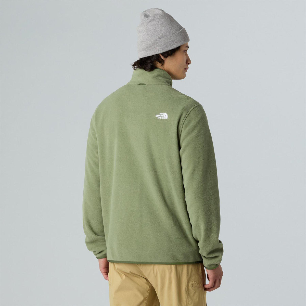 Green - Lifestyle - The North Face Mens Glacier Fleece Jacket