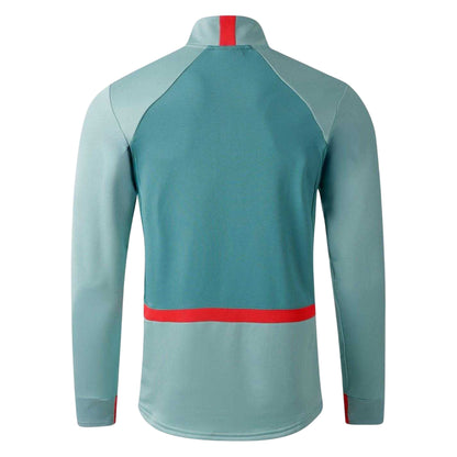 Aqua Haze - Back - Umbro Mens Regular Raglan Training Sweatshirt