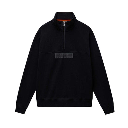 Black - Front - Napapijri Mens Box Logo Sweatshirt